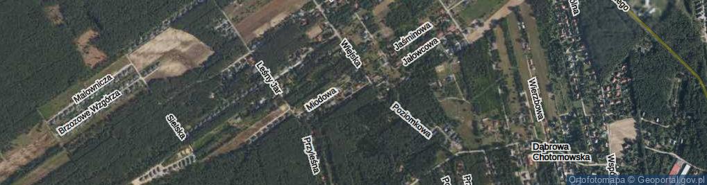 Zdjęcie satelitarne Baśniowa ul.